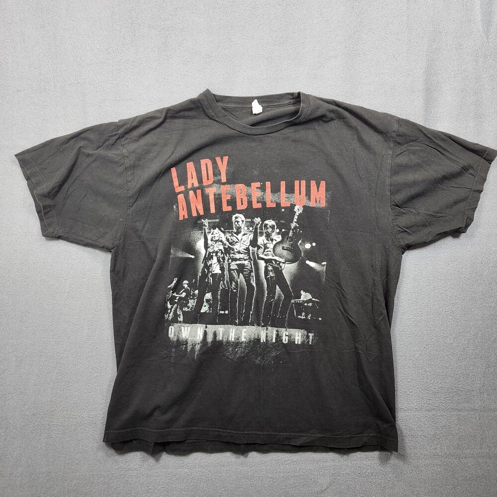 Lady Antebellum Shirt Adult XL Black 2012 Own The Night Tour Band Tee | Country